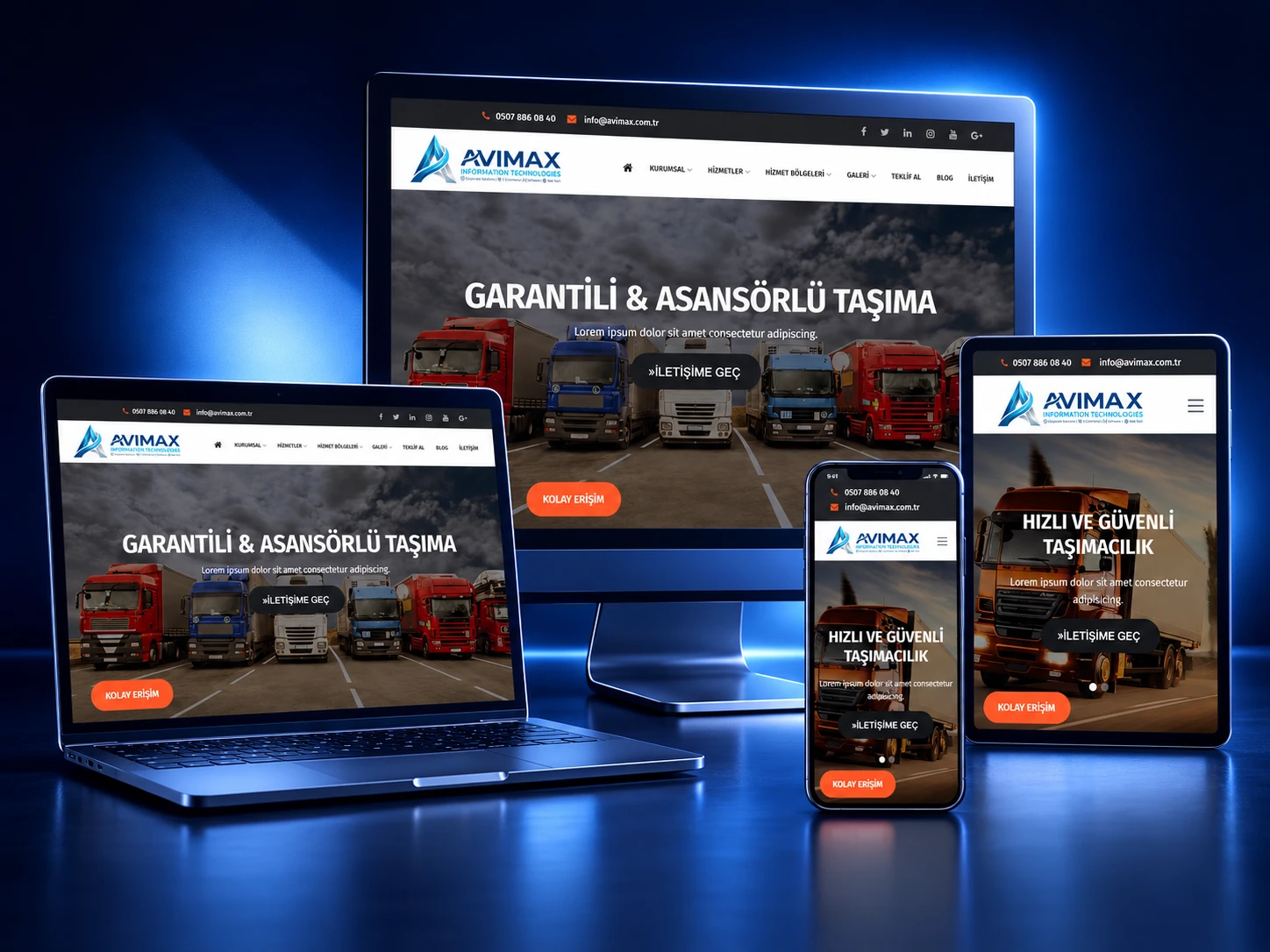 Avimax Nakliyat V6 Sistemi - Kocaeli Yazılım