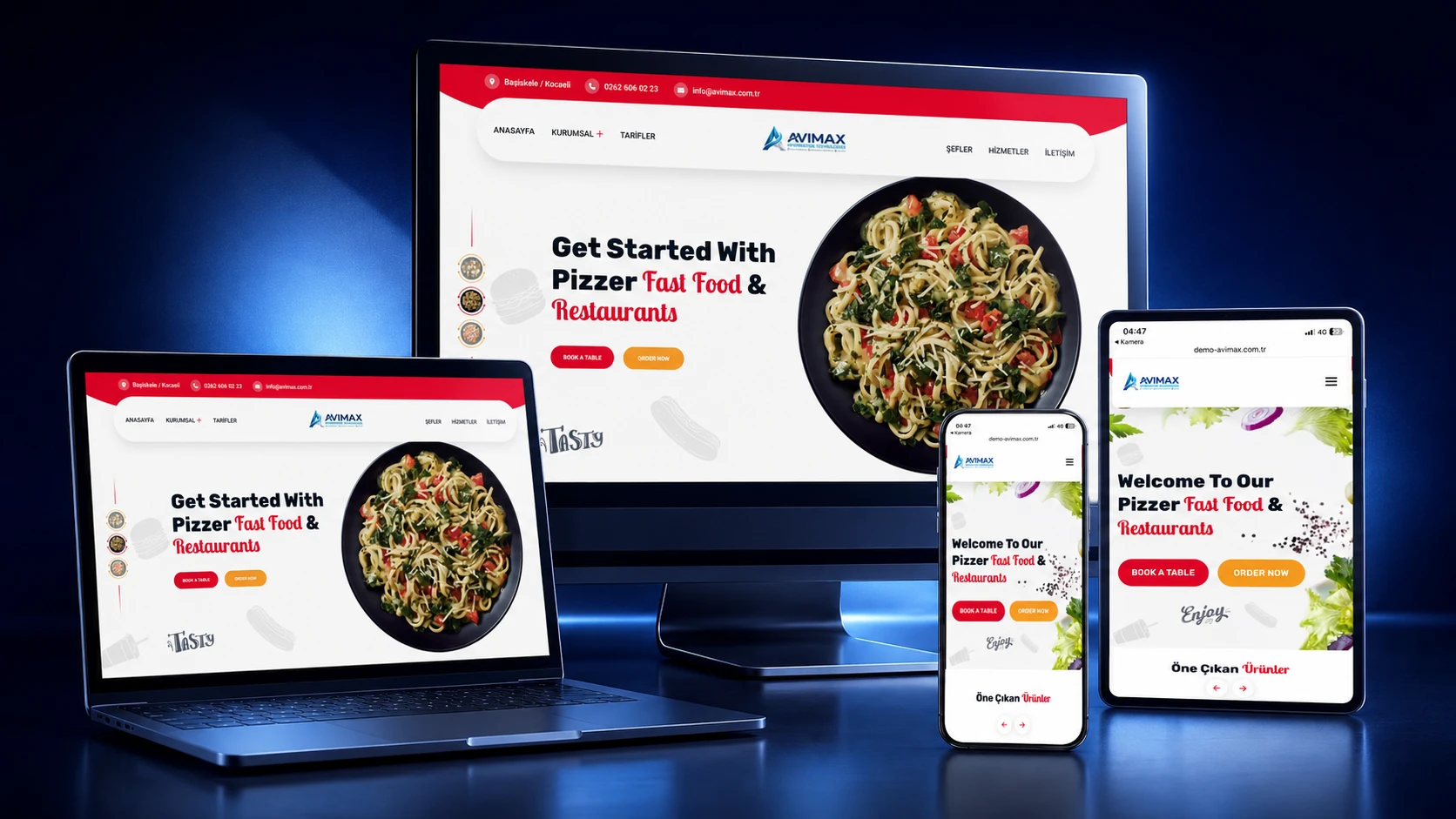 Avimax Restaurant V6 Sistemi - Kocaeli Yazılım