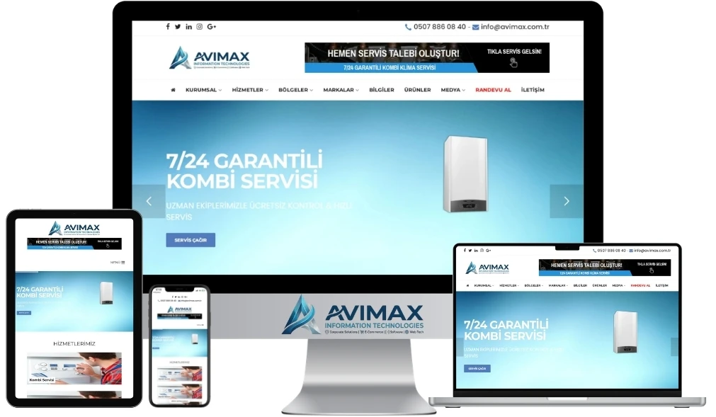 Teknik Servis V3 | Servis Takip ve Arıza Yönetim Yazılımı | Avimax Yazılım