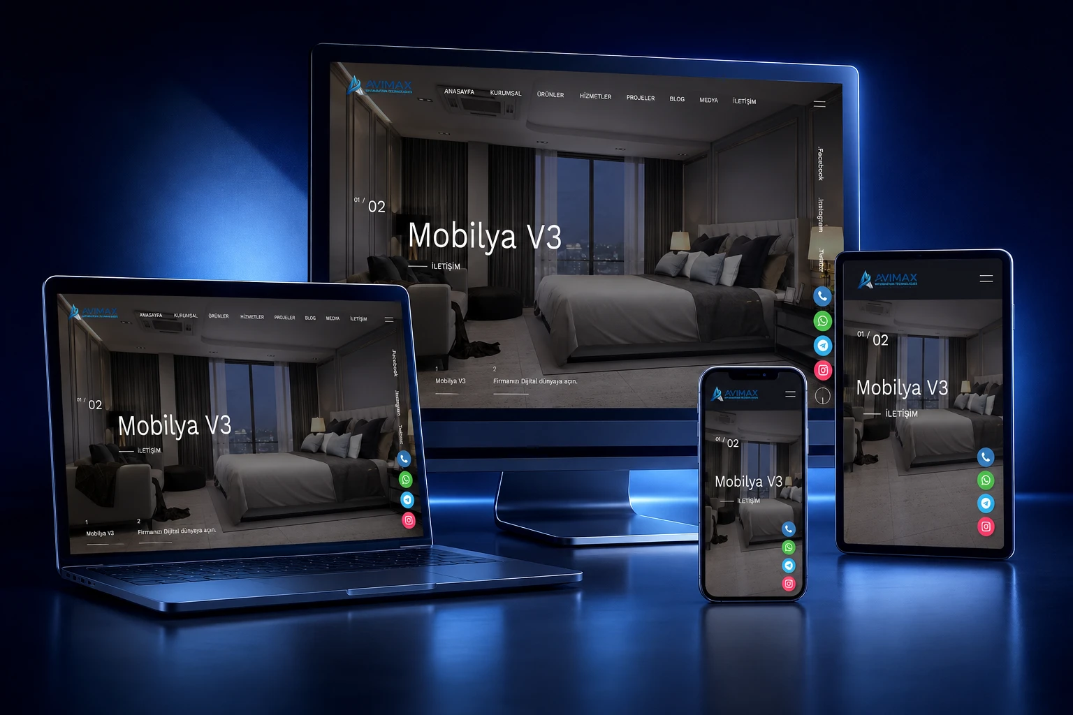 Avimax Mobilya V1 Sistemi - Kocaeli Yazılım