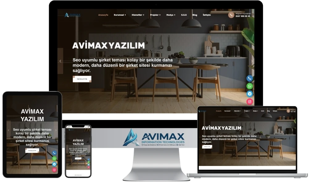Avimax Kurumsal V1 Sistemi - Kocaeli Yazılım