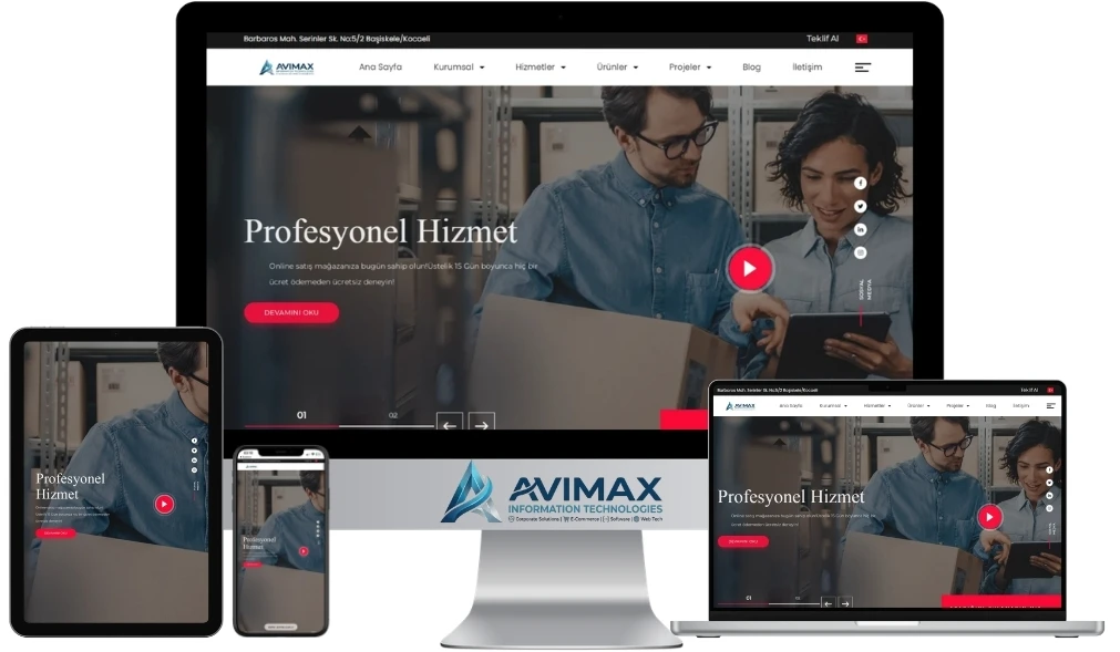 Kurumsal V9 | Elite Kurumsal Web Sitesi Yazılımı | Avimax