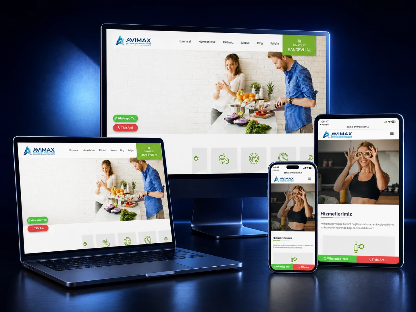 Avimax Diyetisyen V1 Sistemi - Kocaeli Yazılım