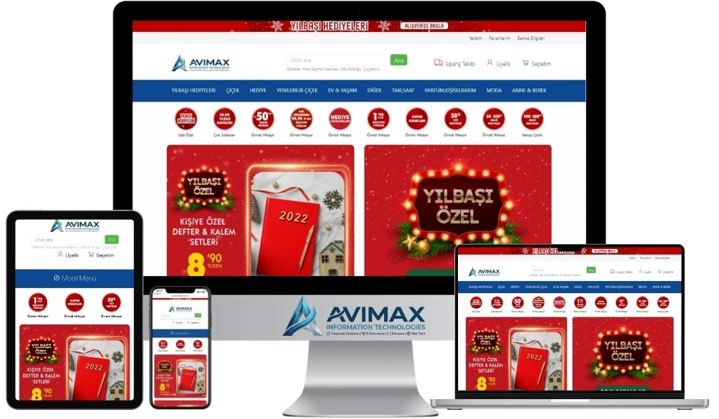 Headless Mimari ve Çok Kanallı B2B/B2C Altyapısı | E-Ticaret V12 - Avimax Yazılım