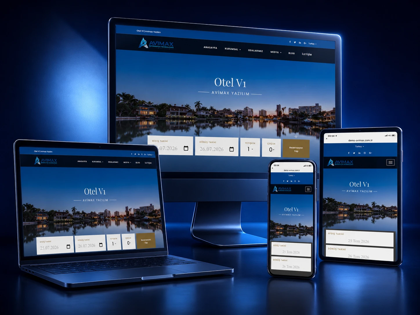 Avimax Yazılım Otel V1 Sistemi - Kocaeli Yazılım