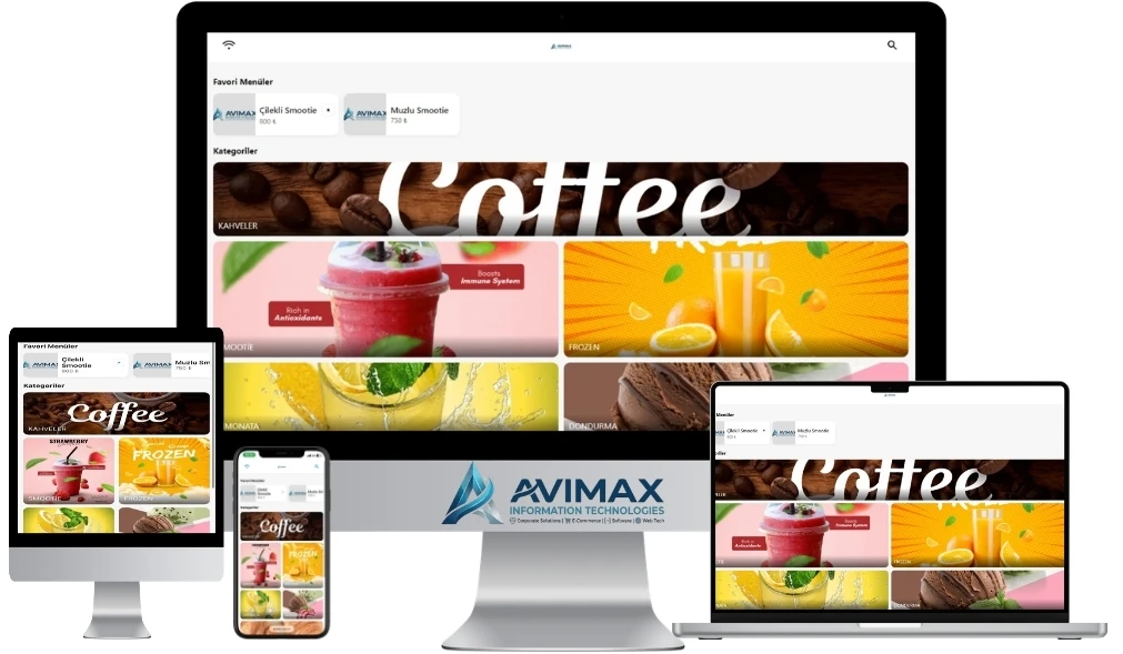 QR Menü V6 | Premium Dijital Menü ve Sipariş Yönetim Sistemi | Avimax
