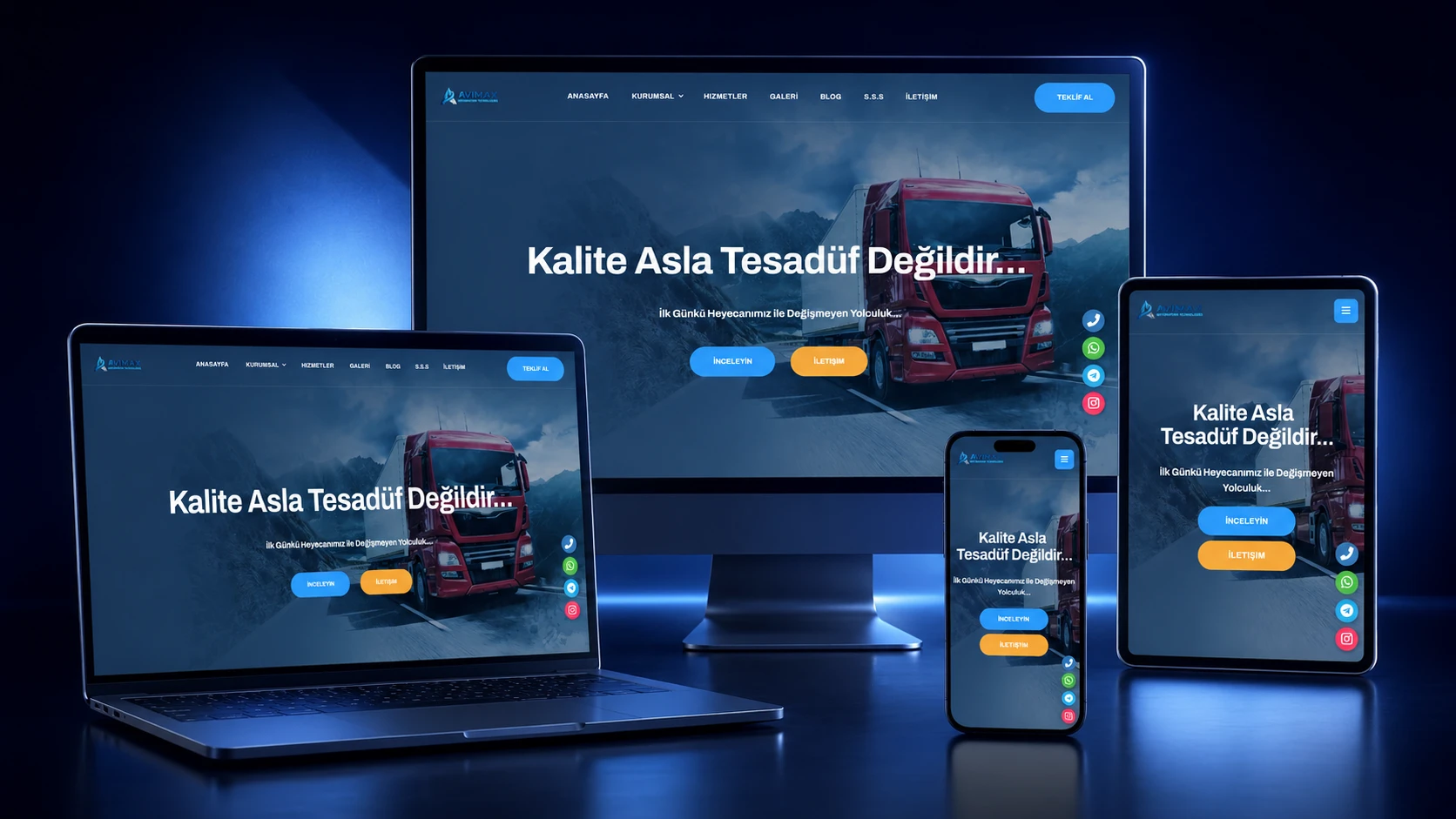 Avimax Nakliyat V3 Sistemi - Kocaeli Yazılım