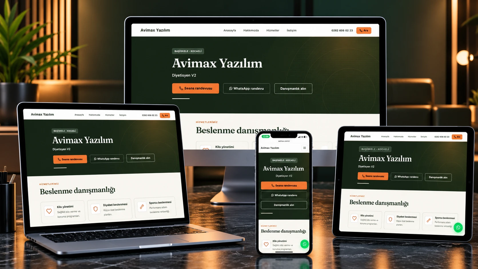 Avimax Diyetisyen V2 Sistemi - Kocaeli Yazılım