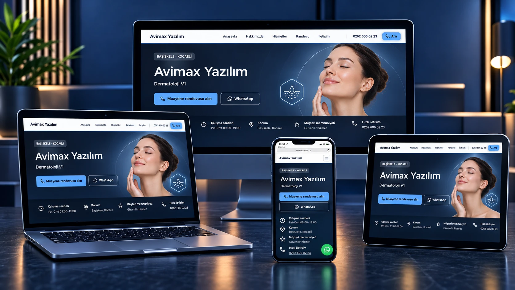 Avimax Dermatoloji V1 Sistemi - Kocaeli Yazılım