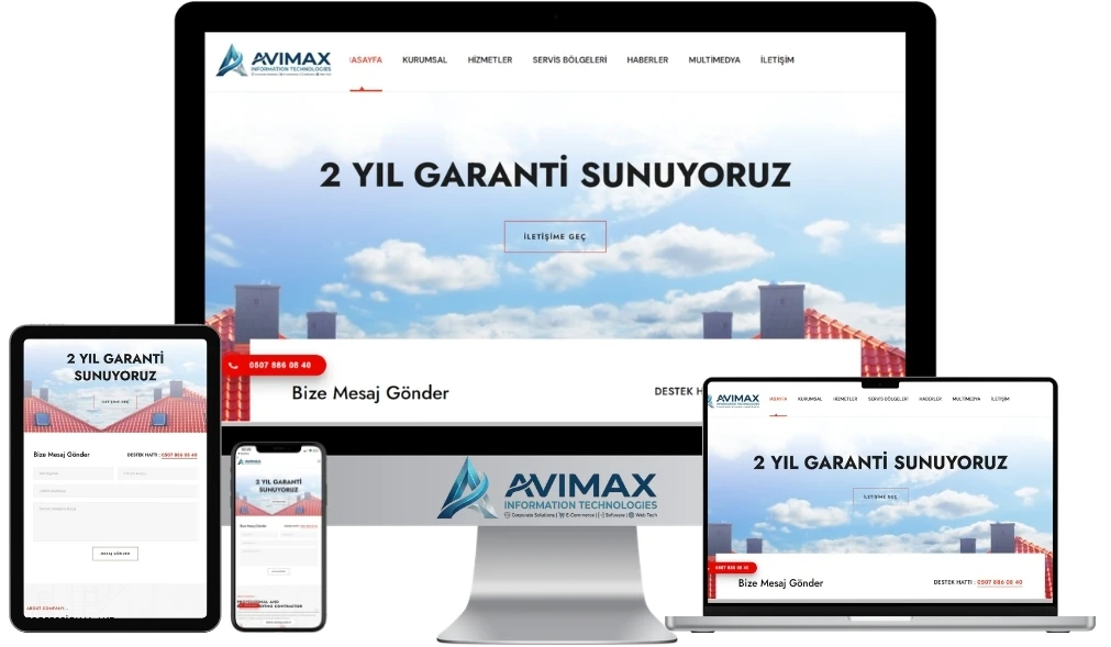 Teknik Servis V4 | Gelişmiş Servis Takip ve Arıza Yönetim Yazılımı | Avimax