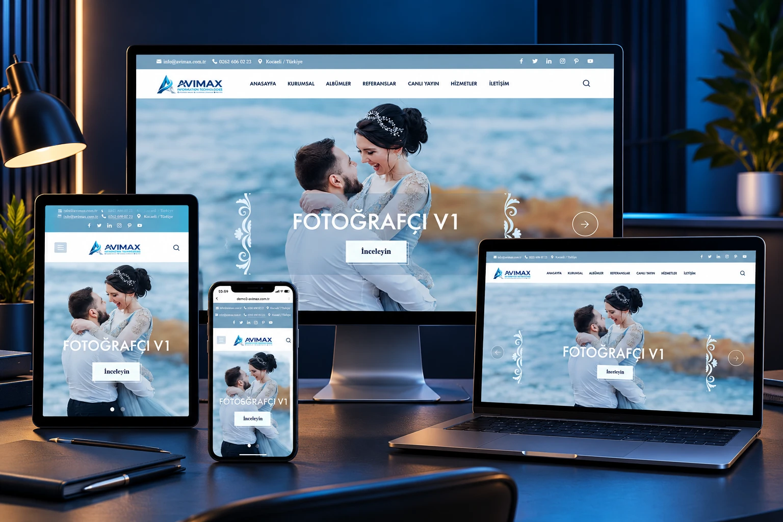 Avimax Fotoğrafçı V1 Sistemi - Kocaeli Yazılım